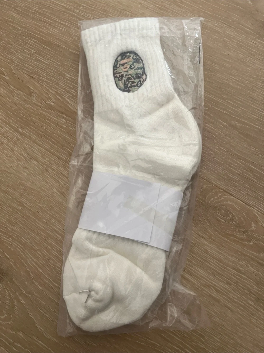 BAPE A Bathing Ape Crew Socks Big Ape Head Embroidered CAMO college Socks